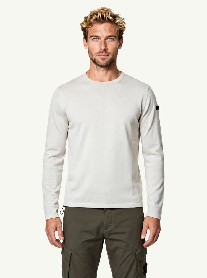  Rrd Shirty Ice Round Knit Bianco - 3