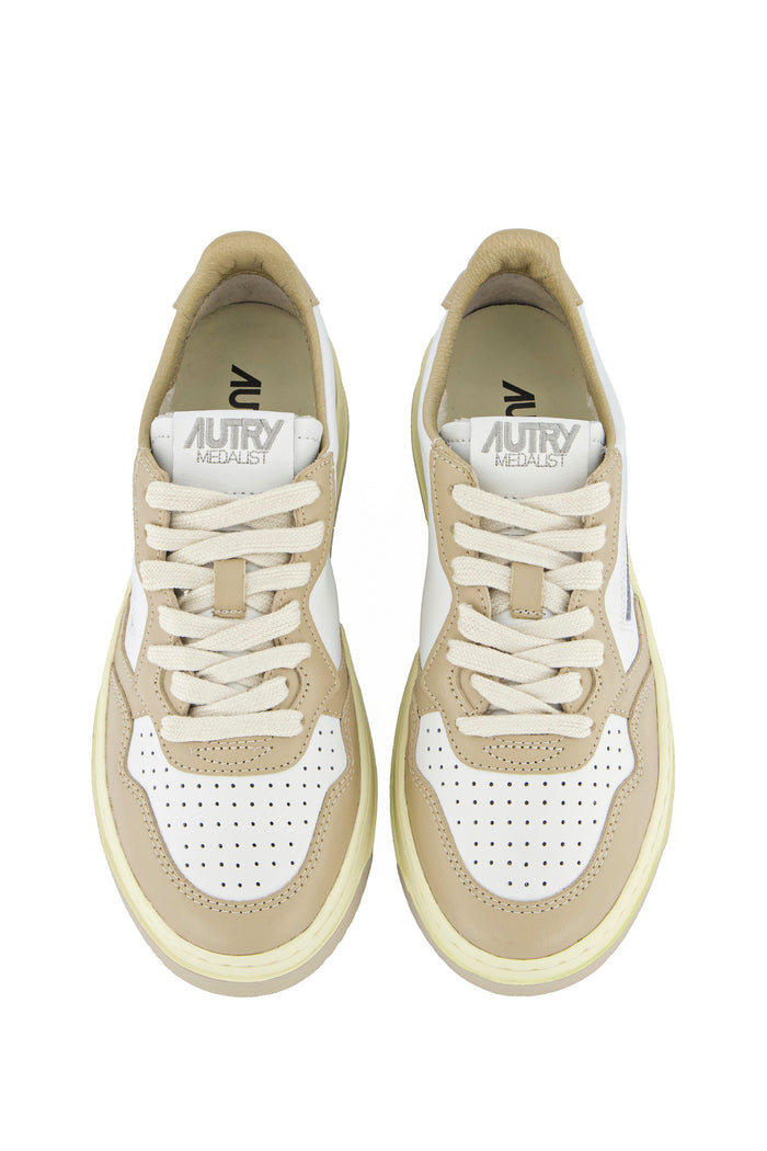  Autry Sneakers Multicolor Beige Donna - 5