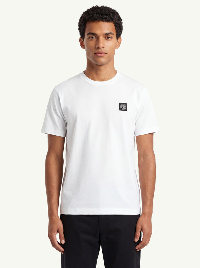  Stone Island Ss T-shirt Bianco - 3