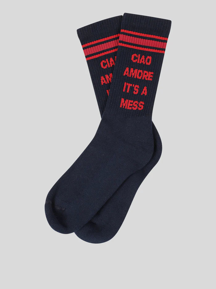 Giada Benincasa Ciao Amore It's A Message Socks Donna