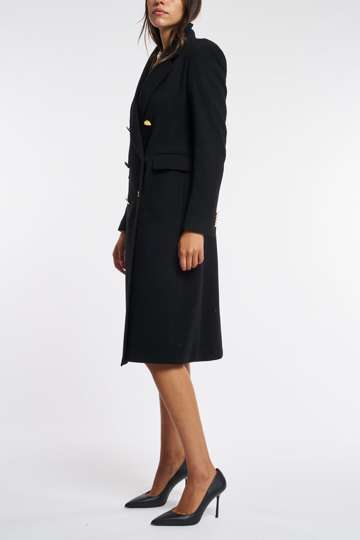  Tagliatore 0205 Cappotto Doppiopetto Nero Nero Donna - 4