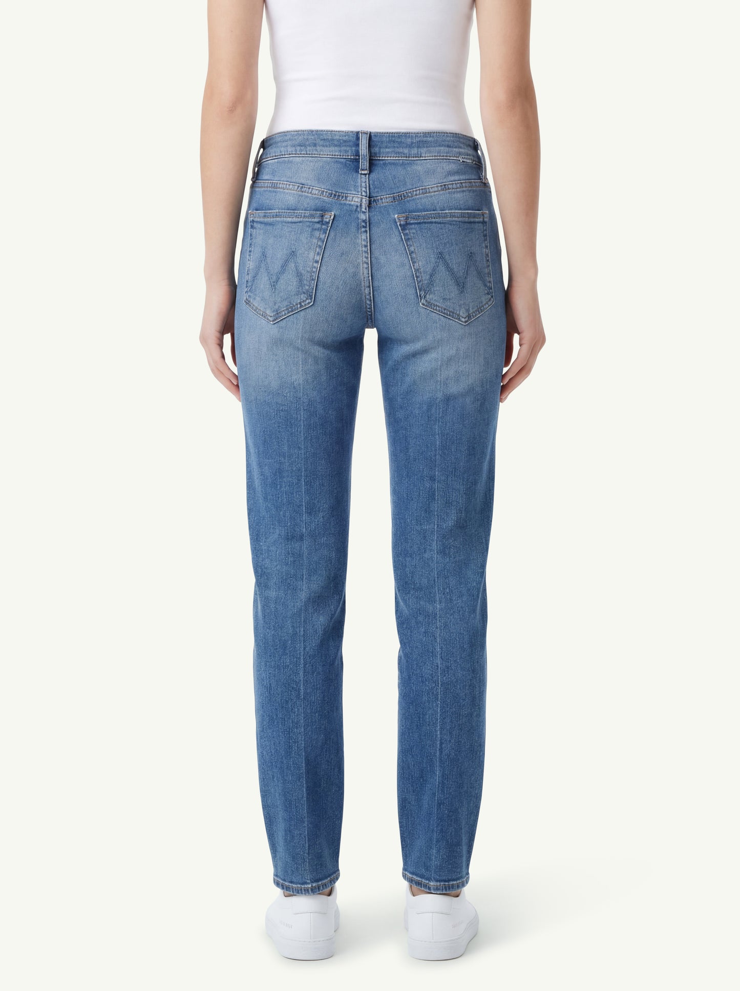  Mother The Mid Rise Maven Sneak Azzurro - 2