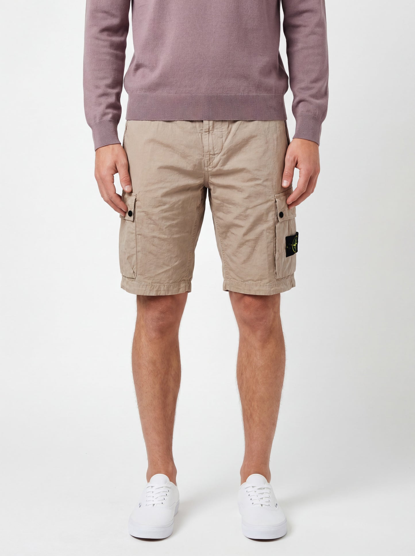  Stone Island Shorts Beige - 3