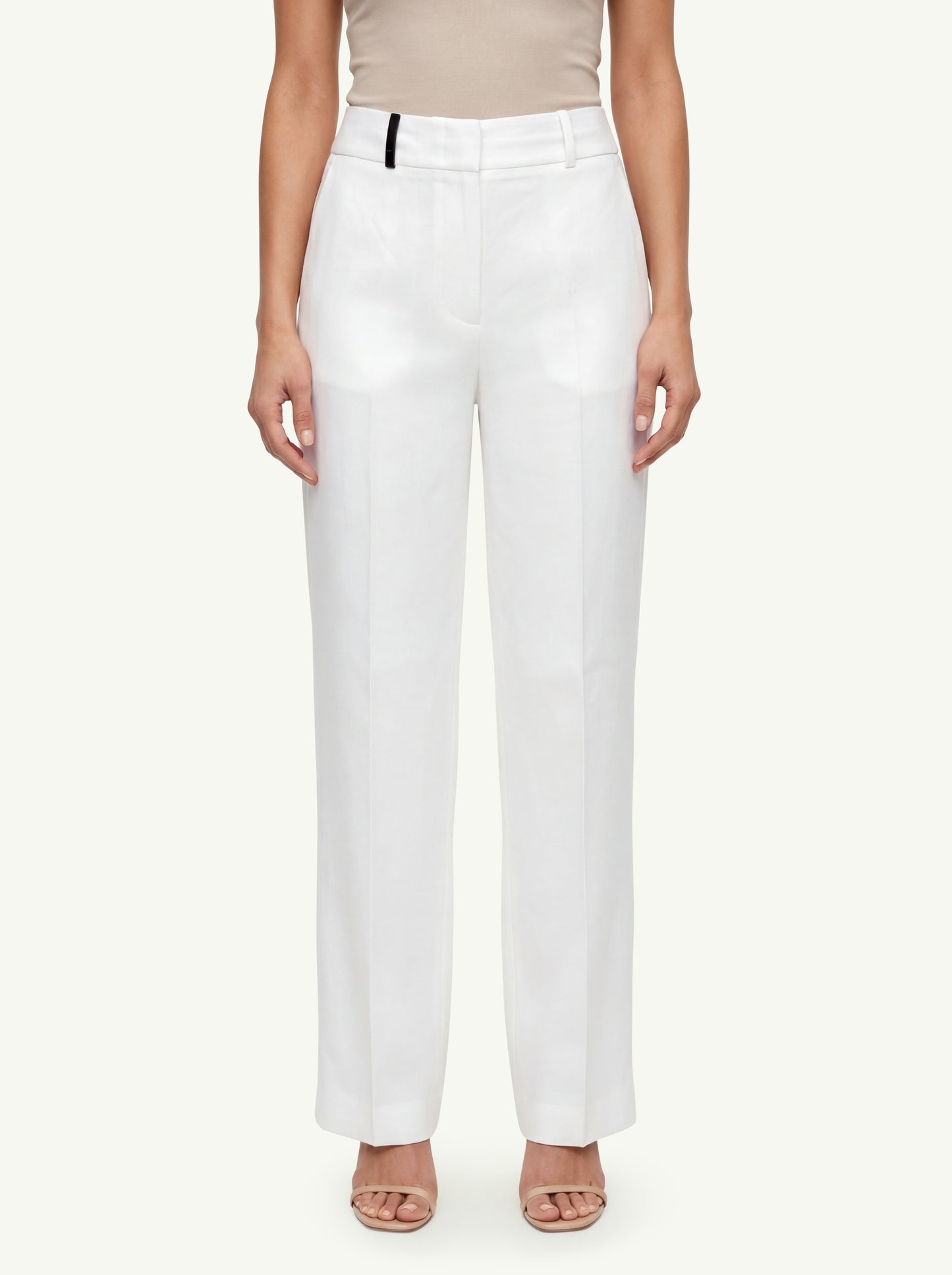  Peserico Pantalone Twill Fluido Bianco - 1
