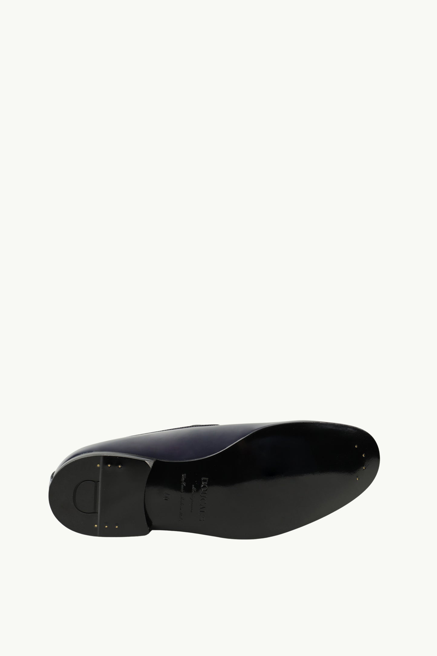  Doucal's Mocassino In Vernice Blu - 4