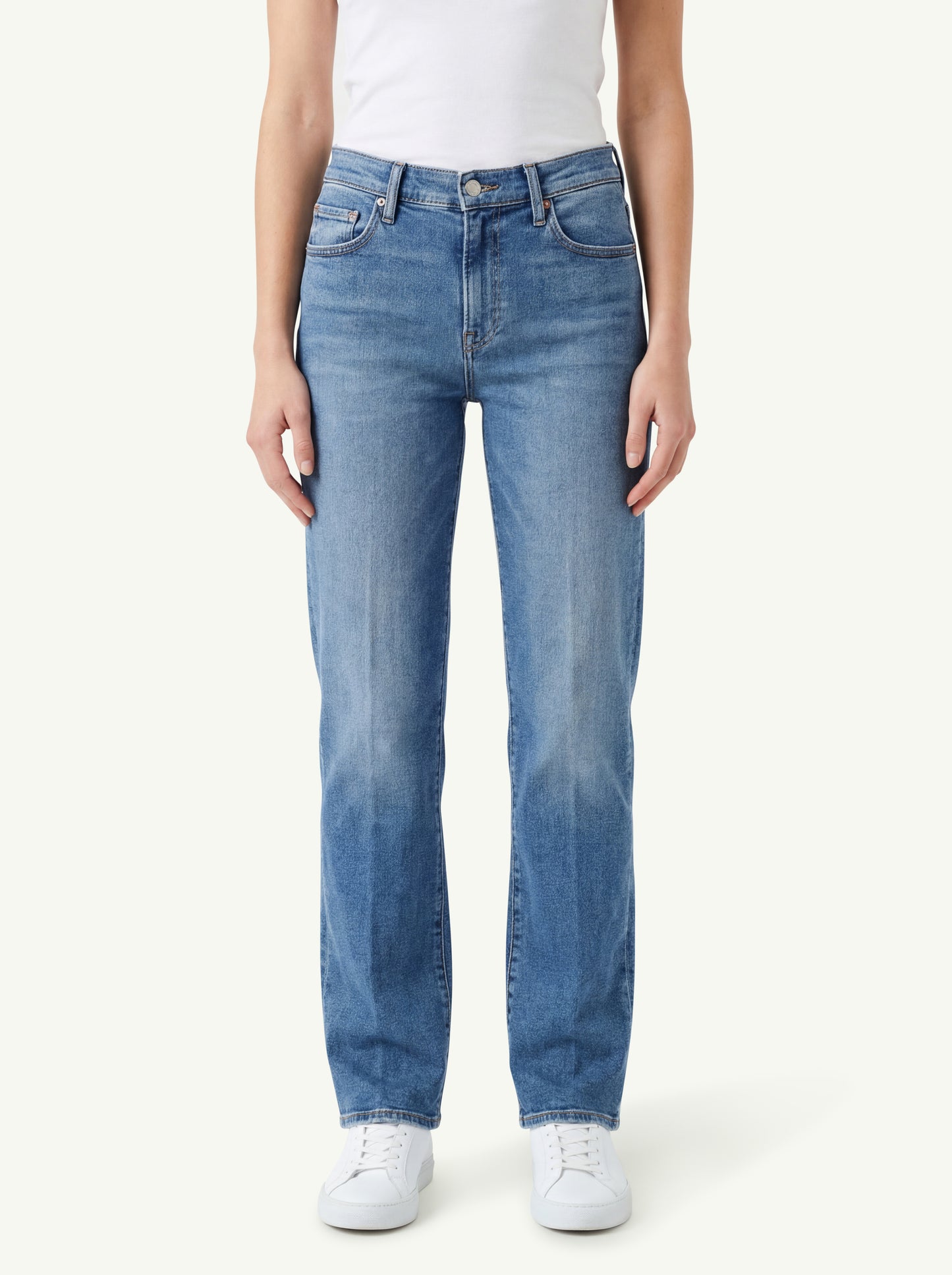  Mother The Mid Rise Maven Sneak Azzurro - 1