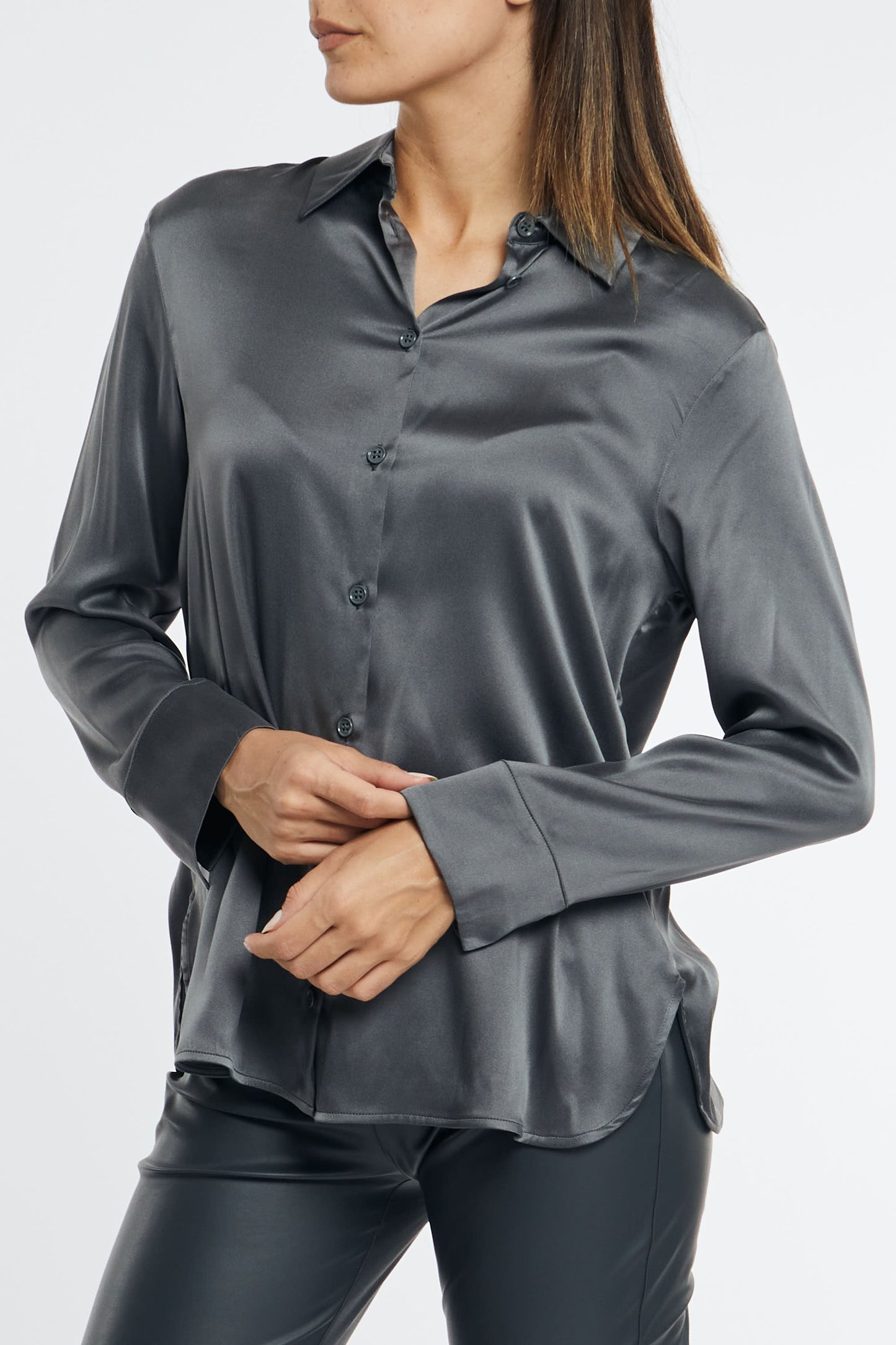  Maxmara Camicia Grigio Grigio Donna - 10