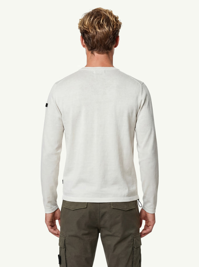  Rrd Shirty Ice Round Knit Bianco - 4