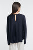  Forte_forte Camicia Girocollo Ml Raso Seta Stretch Blu Forte Forte Blu Donna - 4