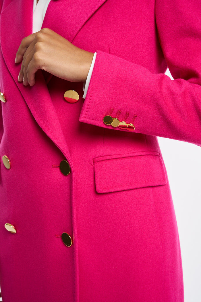  Tagliatore 0205 Double-breasted Purple Coat For Women Viola Donna - 7