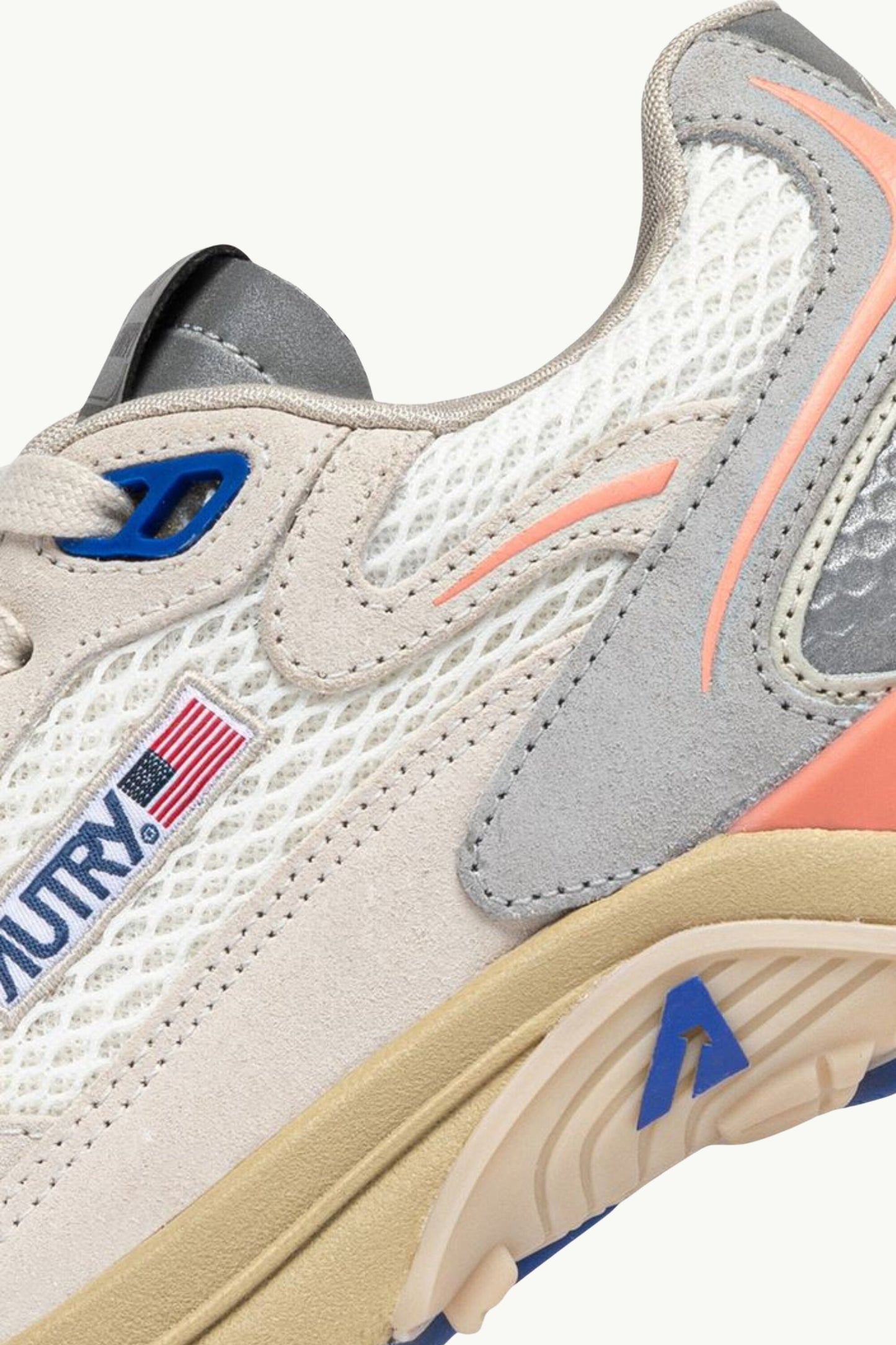  Autry Hyperway Low Wom Mesh Suede Rosa - 6