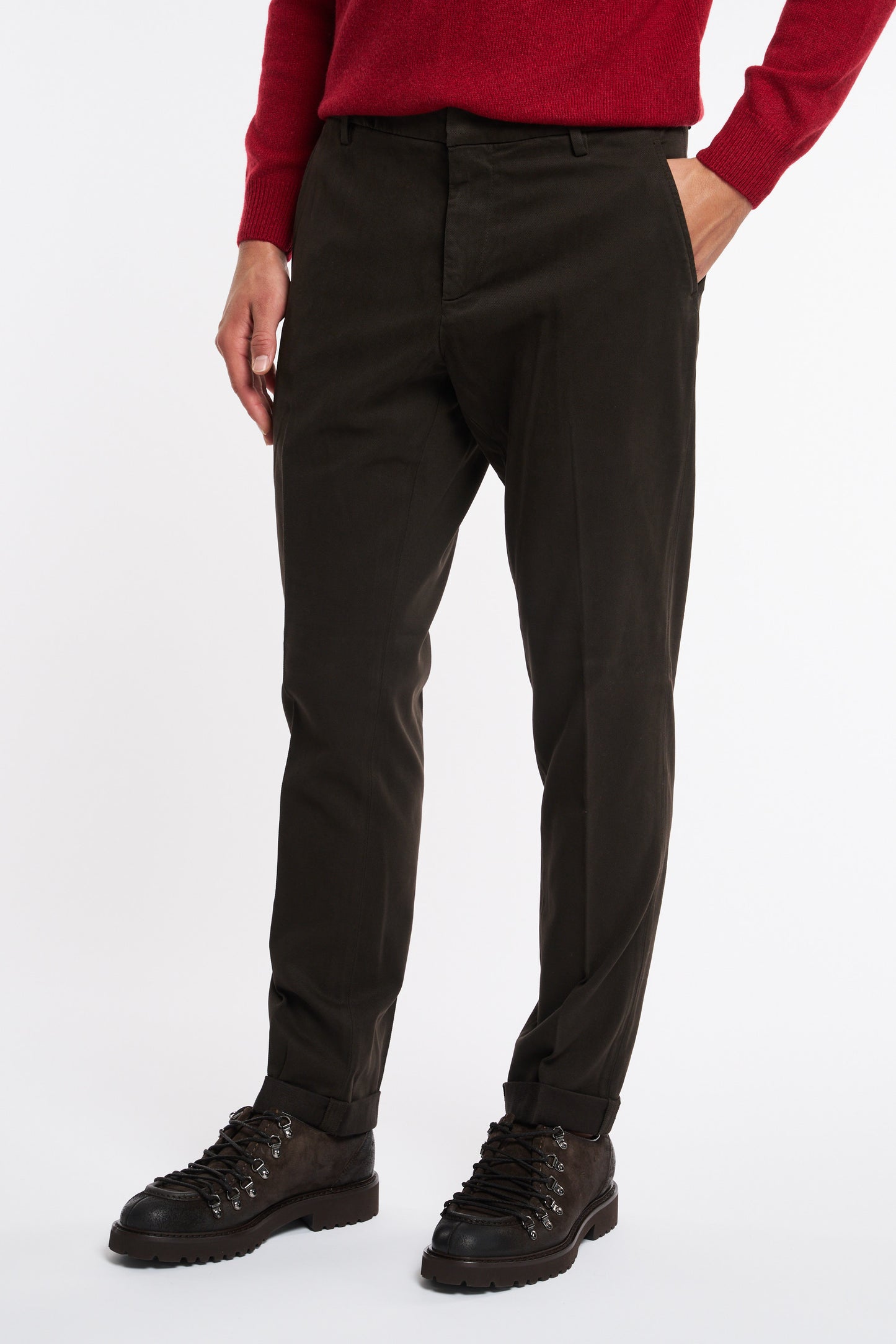  Dondup Pantalone Gaubert Marrone Marrone Uomo - 2