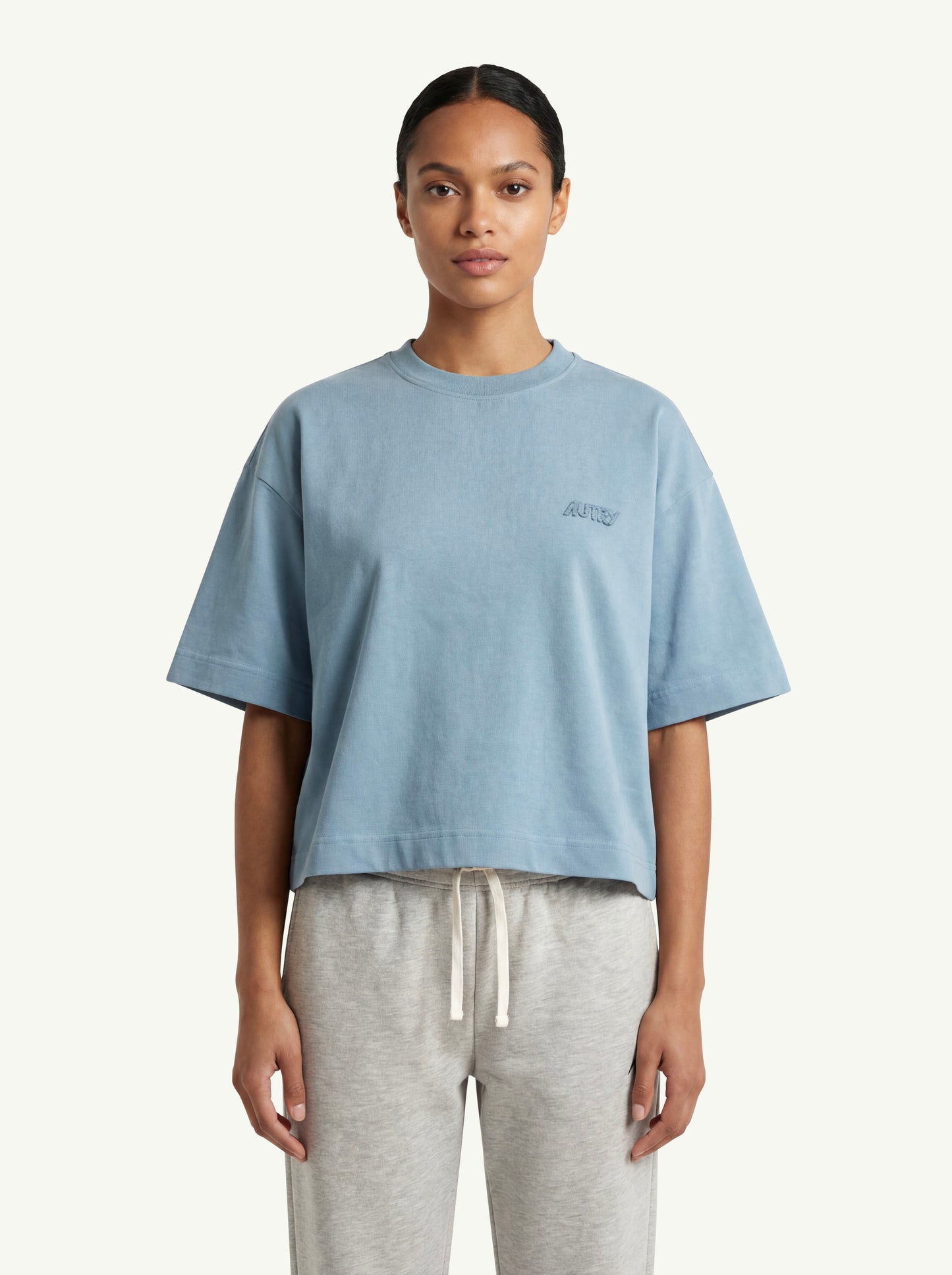  Autry T-shirt Main Wom Azzurro - 3