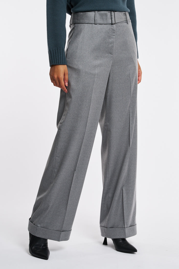  Fabiana Filippi Pantalone Grigio Grigio Donna - 3