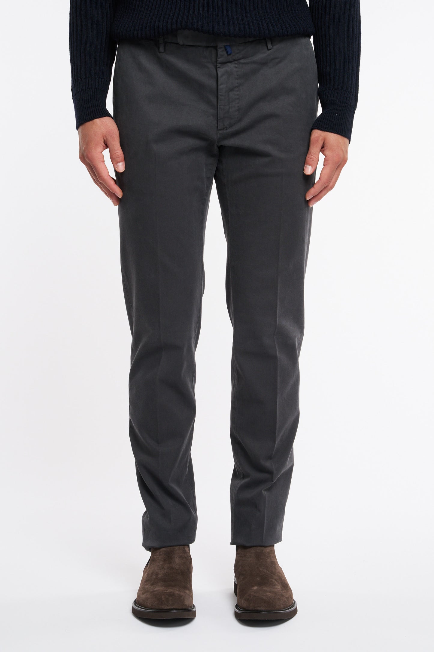  Incotex Pantalone Grigio Grigio Uomo - 1