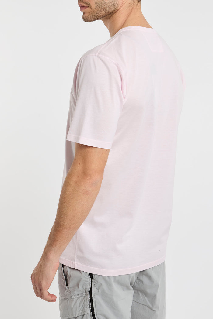  C.p. Company T-shirt 100% Co Multicolor Rosa Uomo - 4