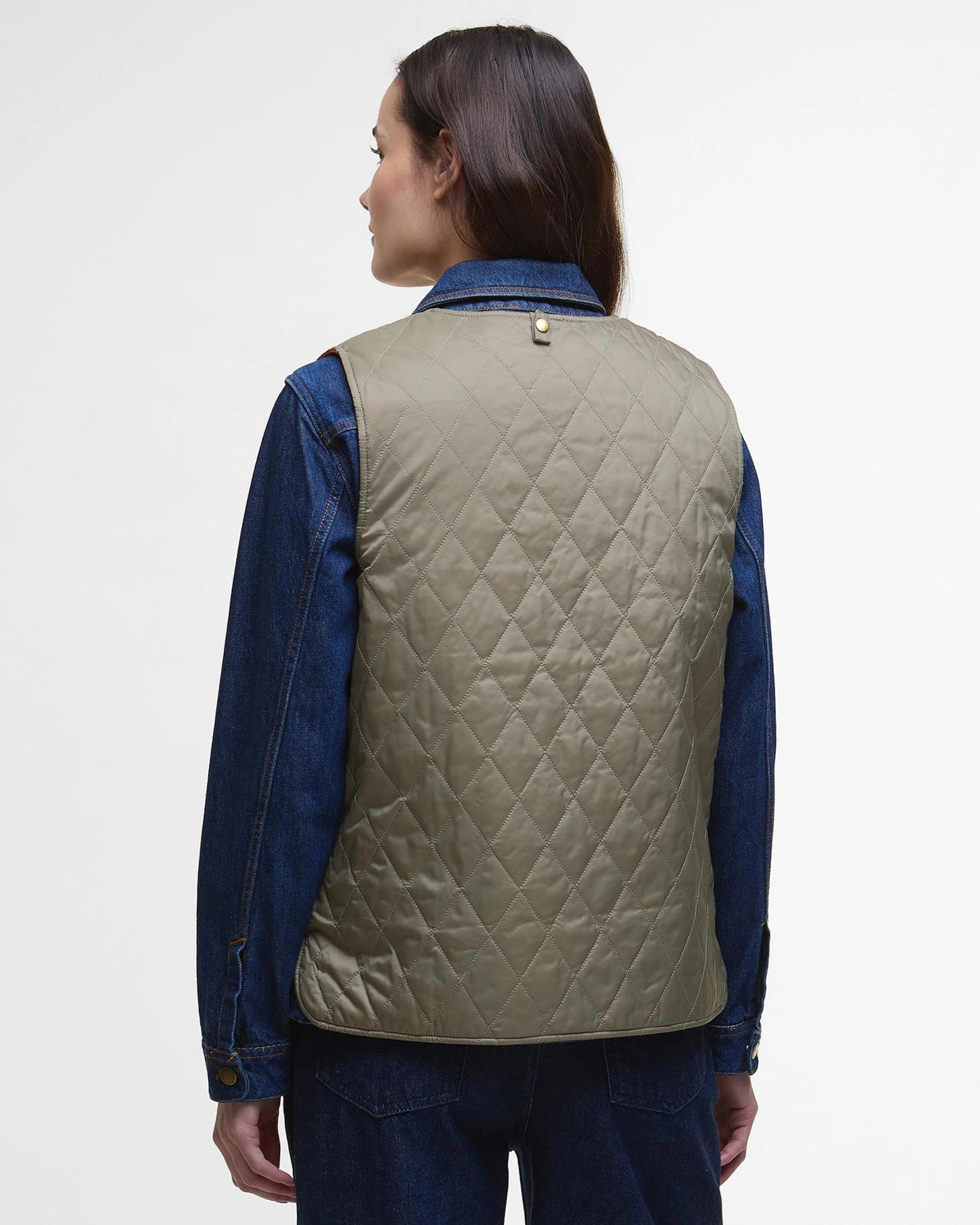  Barbour Gilet My Reversible Liner Verde Donna - 5