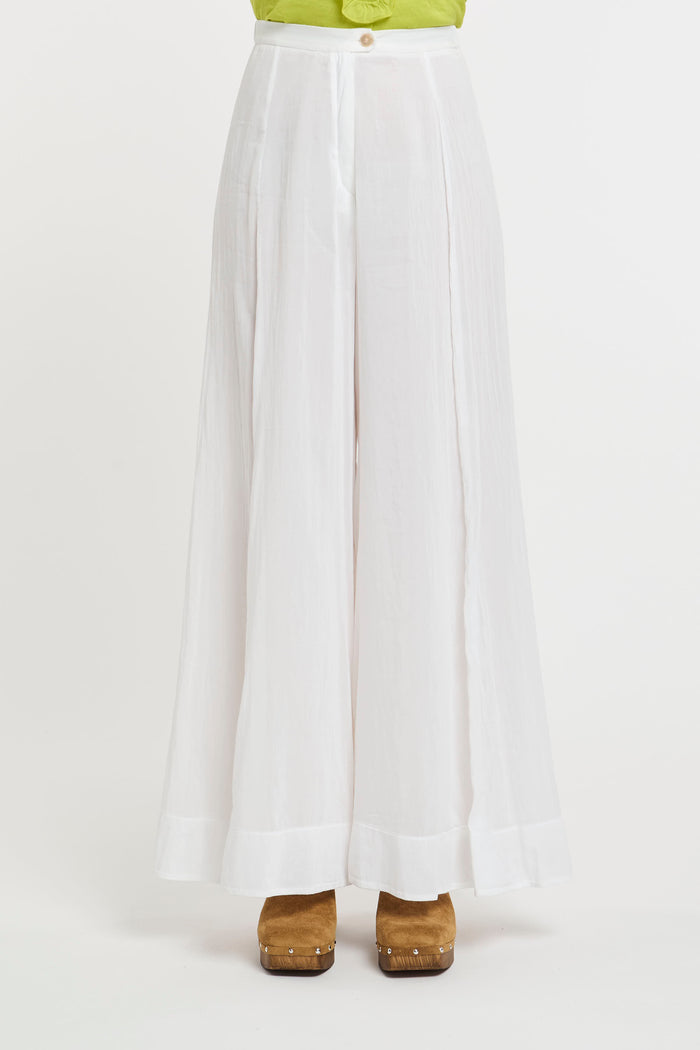  Forte_forte Pants Cotton/silk Voile Multicolor Bianco Donna - 1