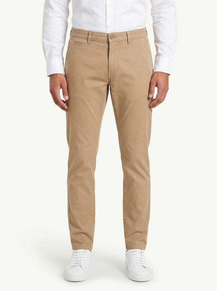 Jacob Cohen Pantalone Bobby Slim Fit Gabardina Beige - 3