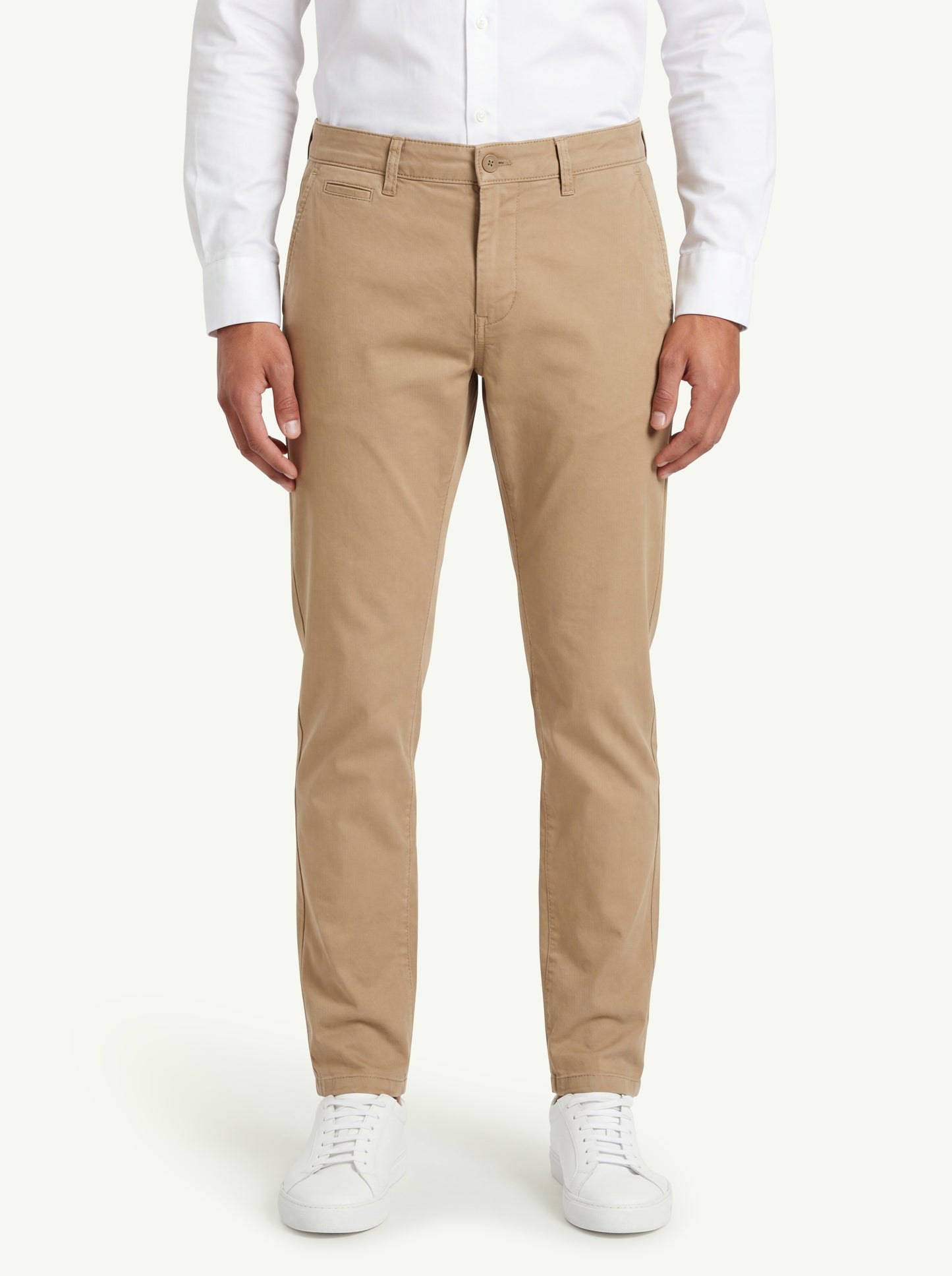  Jacob Cohen Pantalone Bobby Slim Fit Gabardina Beige - 1