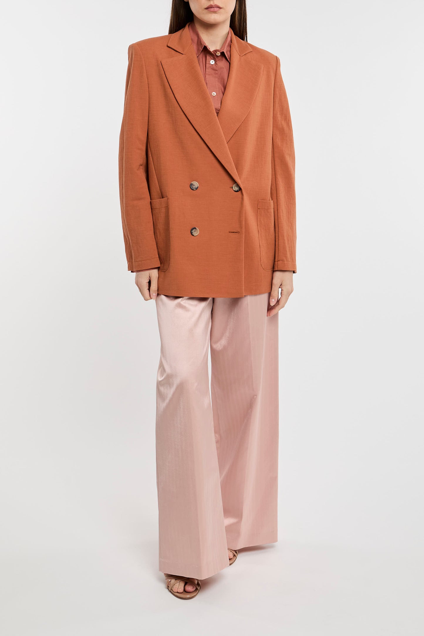  Harris Wharf London Multicolor Jacket 57% Vi 43% Pa Arancione Donna - 1