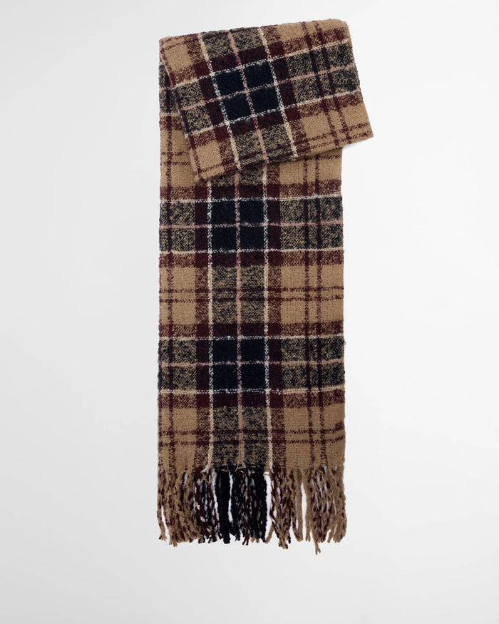  Barbour Saltburn Beanie&tartan Scarf Beige Beige Donna - 7