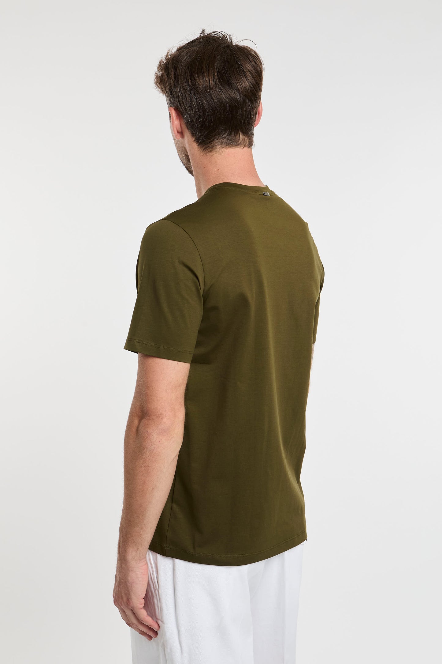  Herno T-shirt Multicolor In Cotton/elastane Verde Uomo - 5