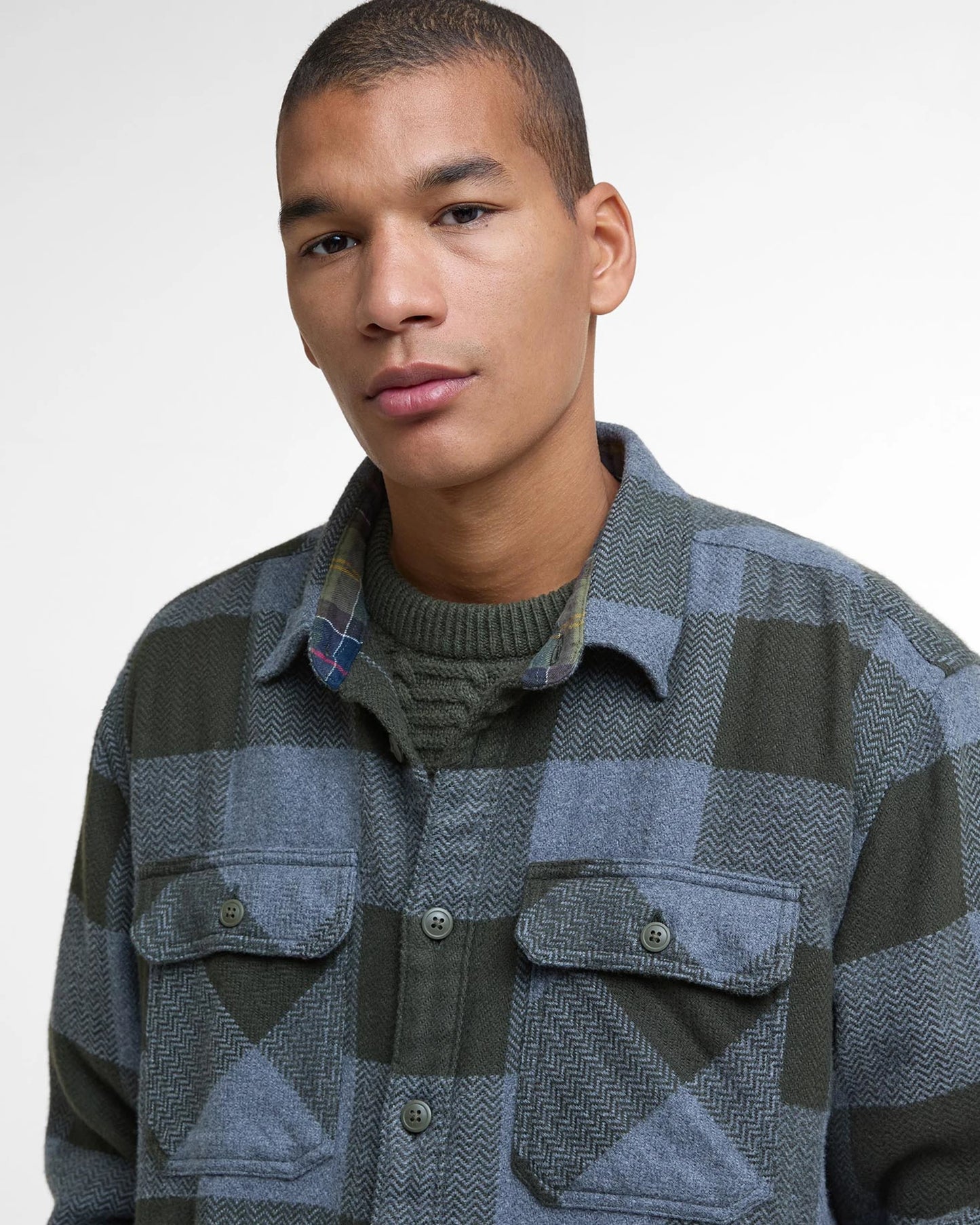  Barbour Bertow Relaxed Gingham Shirt Uomo - 3
