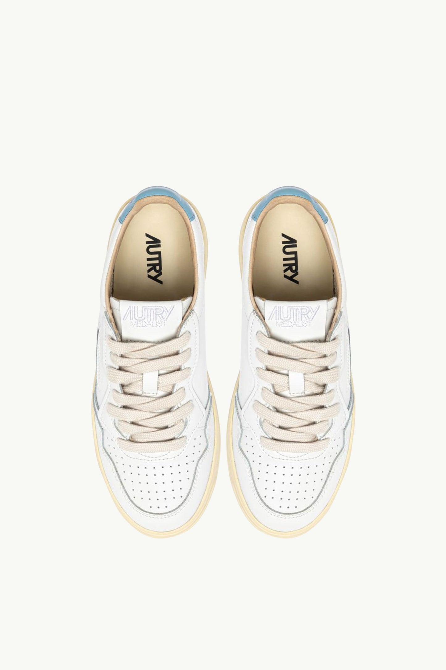  Autry Medalist Low Wom Leat Art Bianco - 4