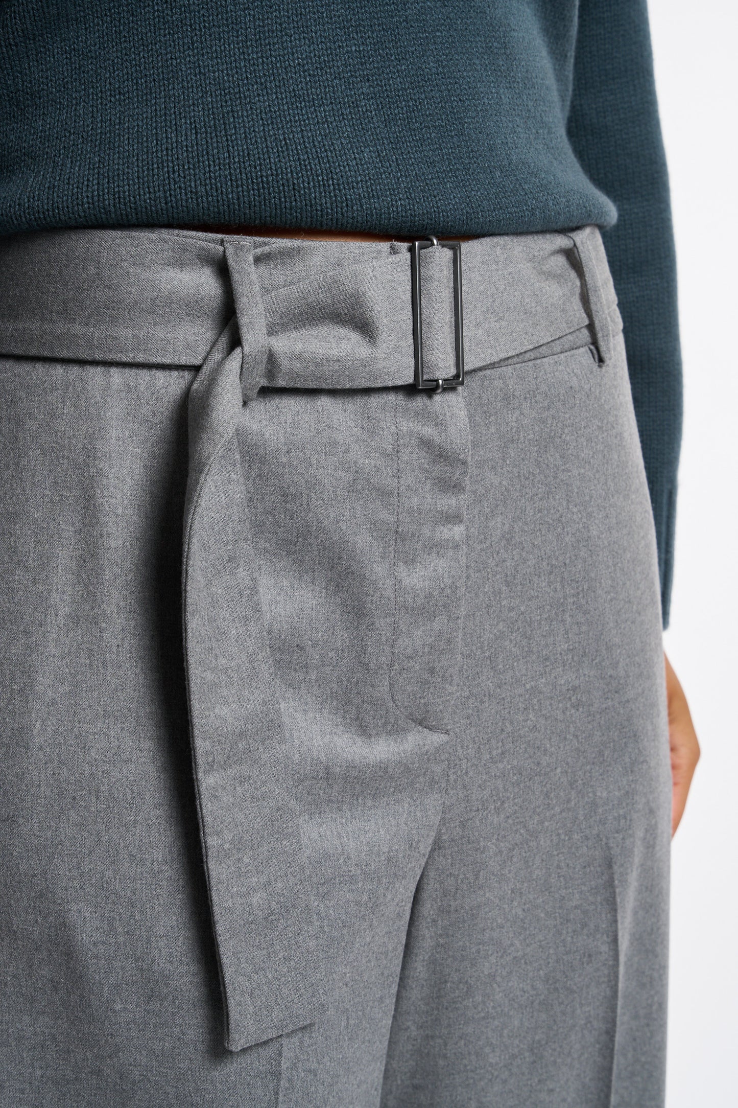  Fabiana Filippi Pantalone Grigio Grigio Donna - 6