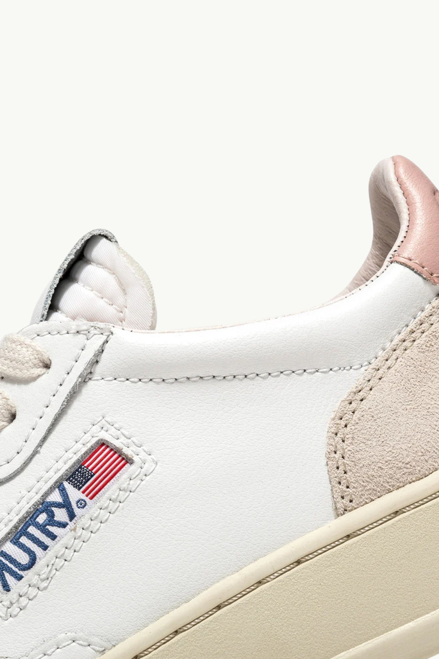  Autry Medalist Low Wom Leat Suede Bianco - 12