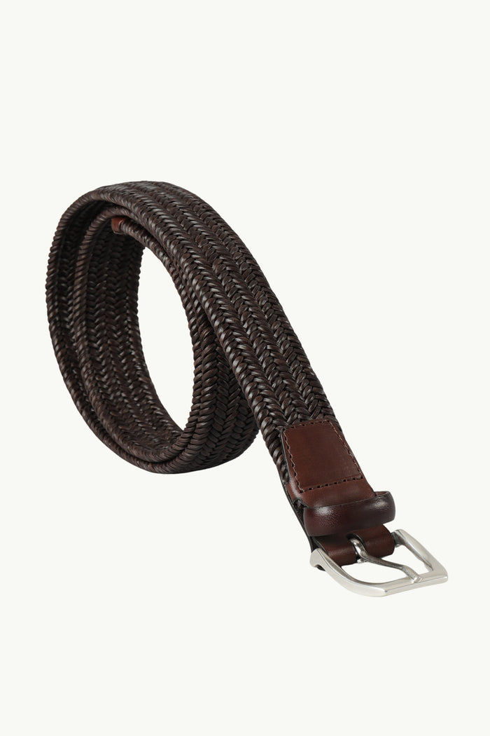 Cintura Intrecciata Wide Pelle Uomo Orciani