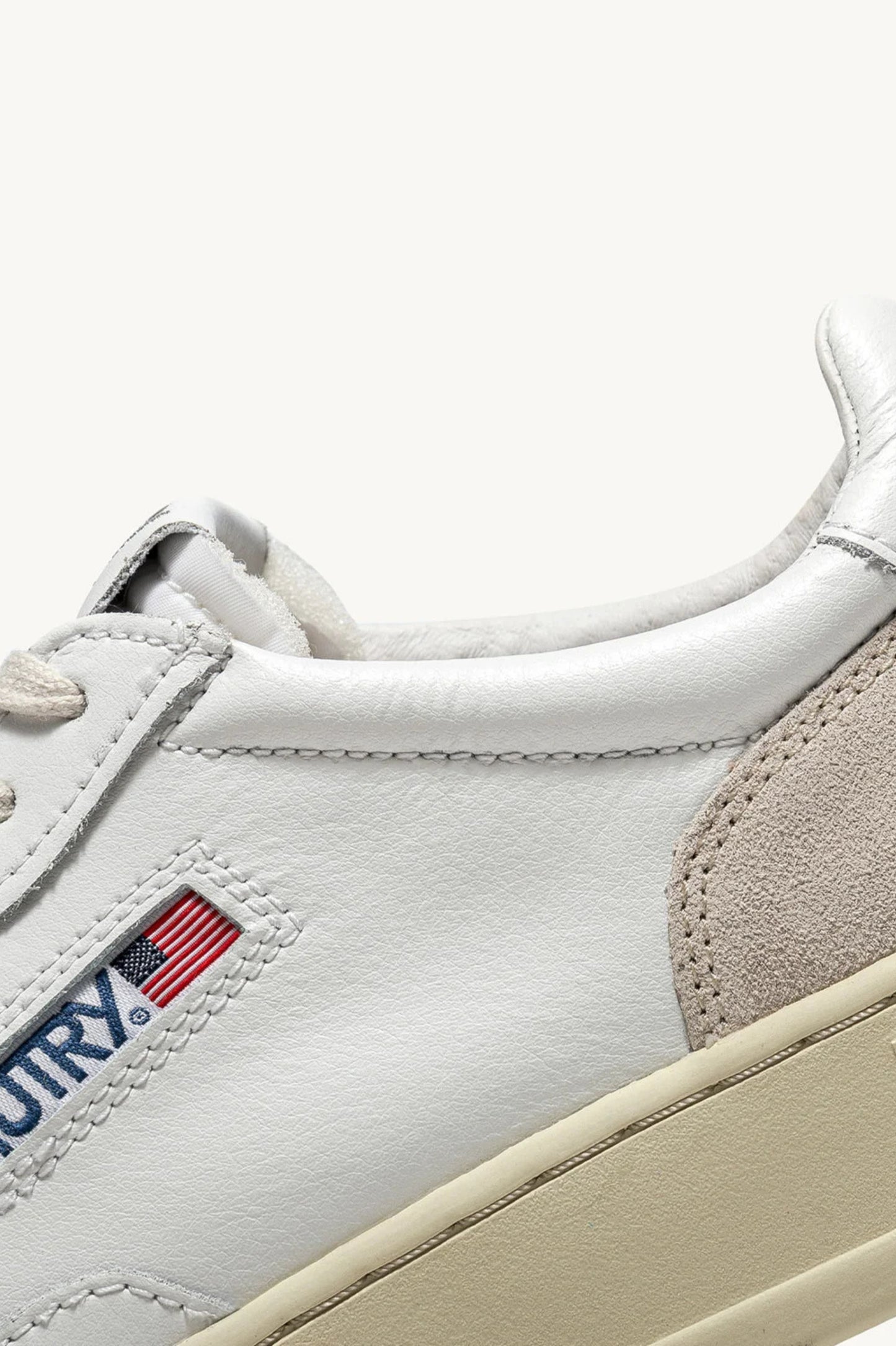  Autry Sneakers Medalist Low Man Leat Suede Bianco - 6