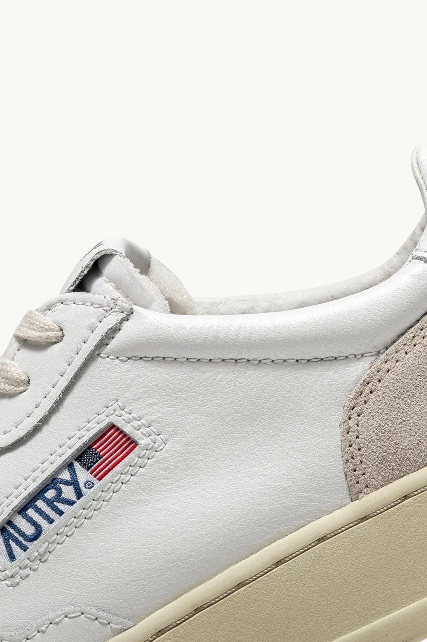  Autry Medalist Low Wom Leat Suede Bianco - 6