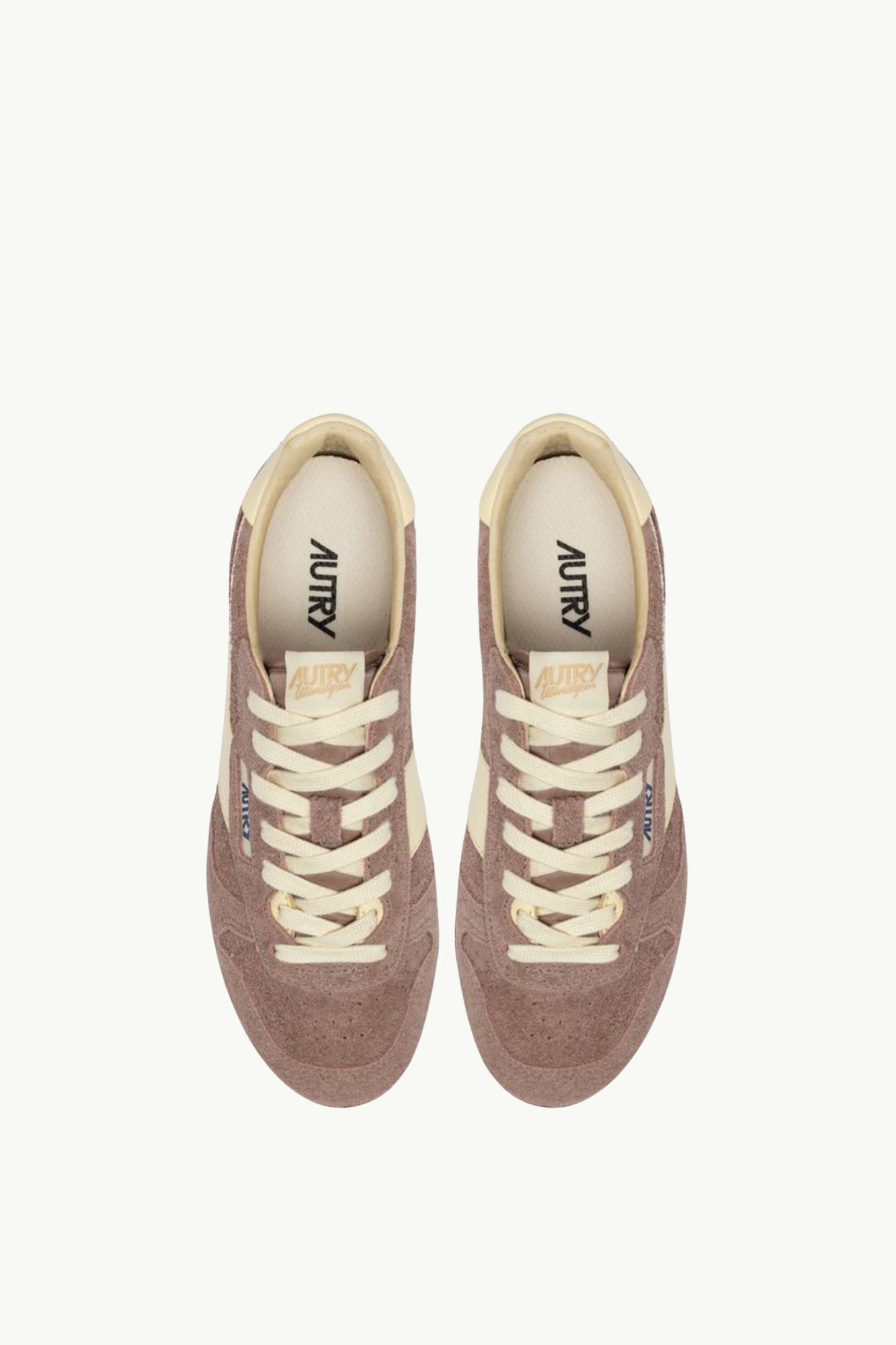  Autry Windspin Low Wom Suede Leat Marrone - 4