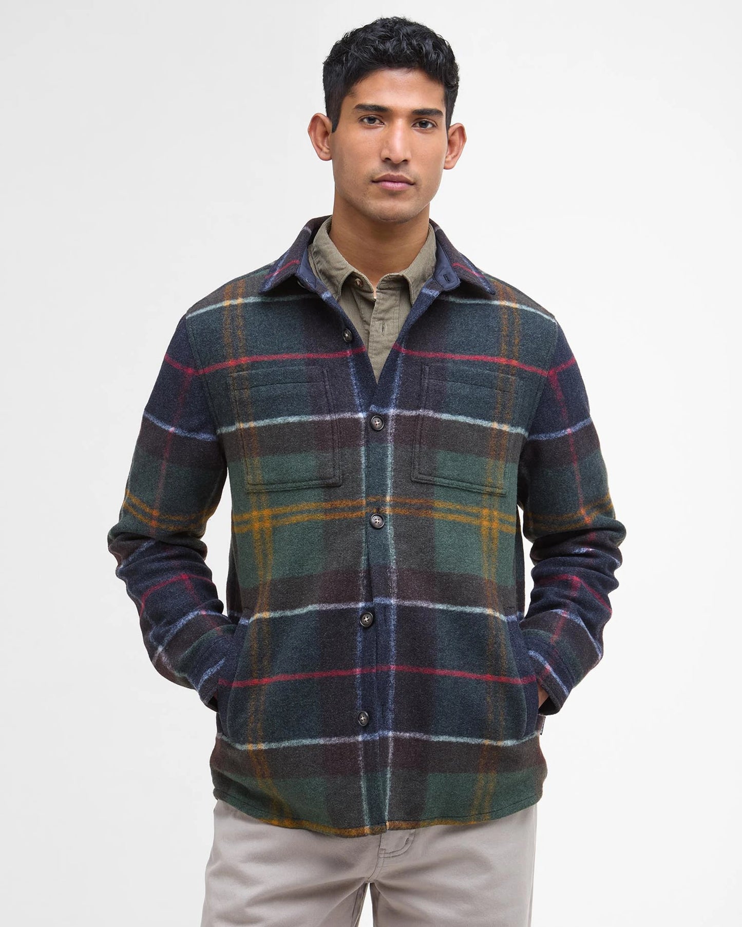 Barbour Chapter Tailored Check Uomo - 1