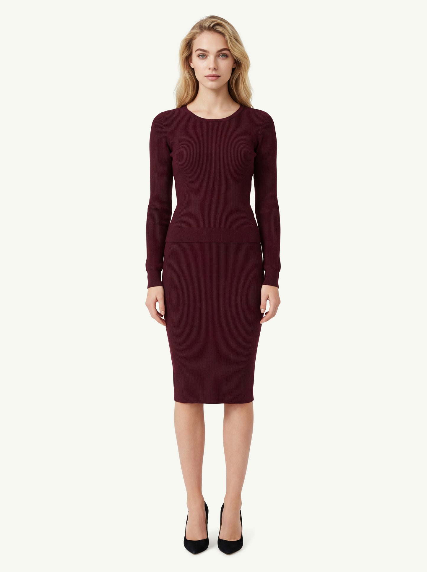  Max Mara Weekend Maglia Bordeaux - 3