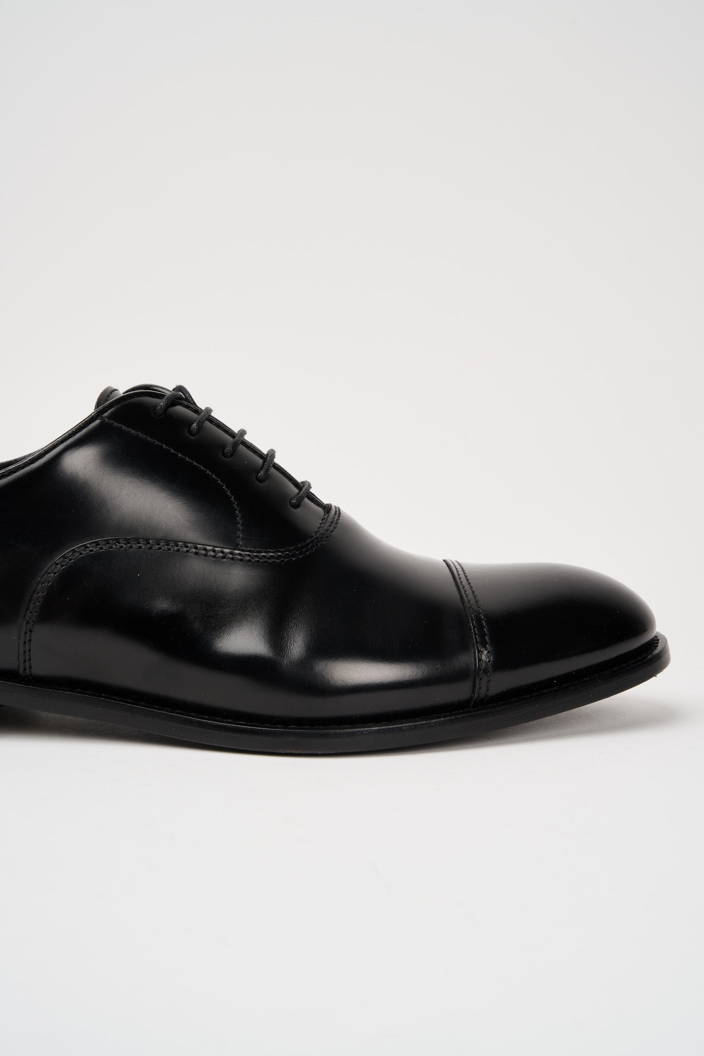  Doucal's Scarpa Oxford Cap Toe Old Nero 89061-18854 Nero Uomo - 8