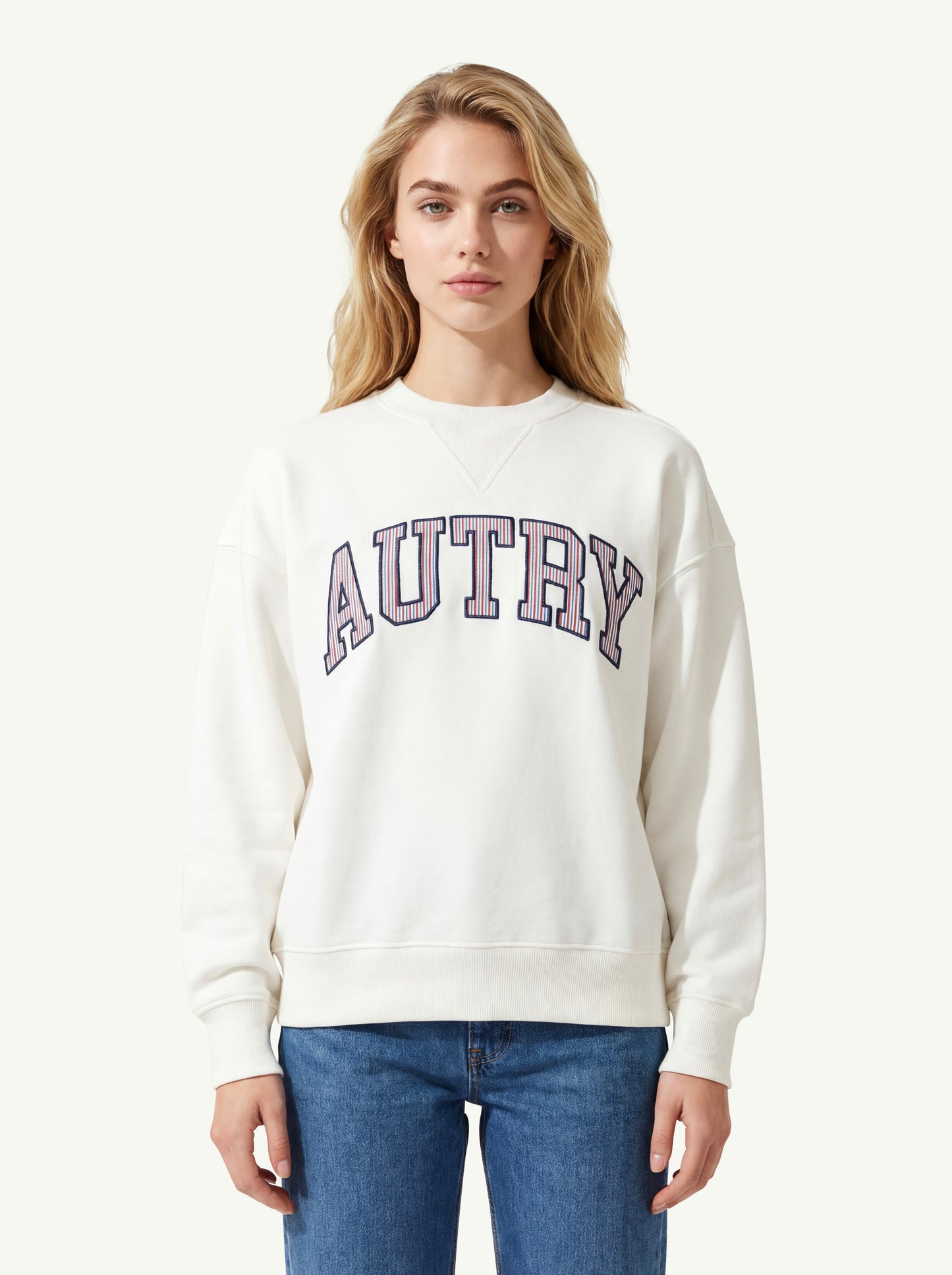  Autry Sweatshirt Main Unisex Bianco - 3