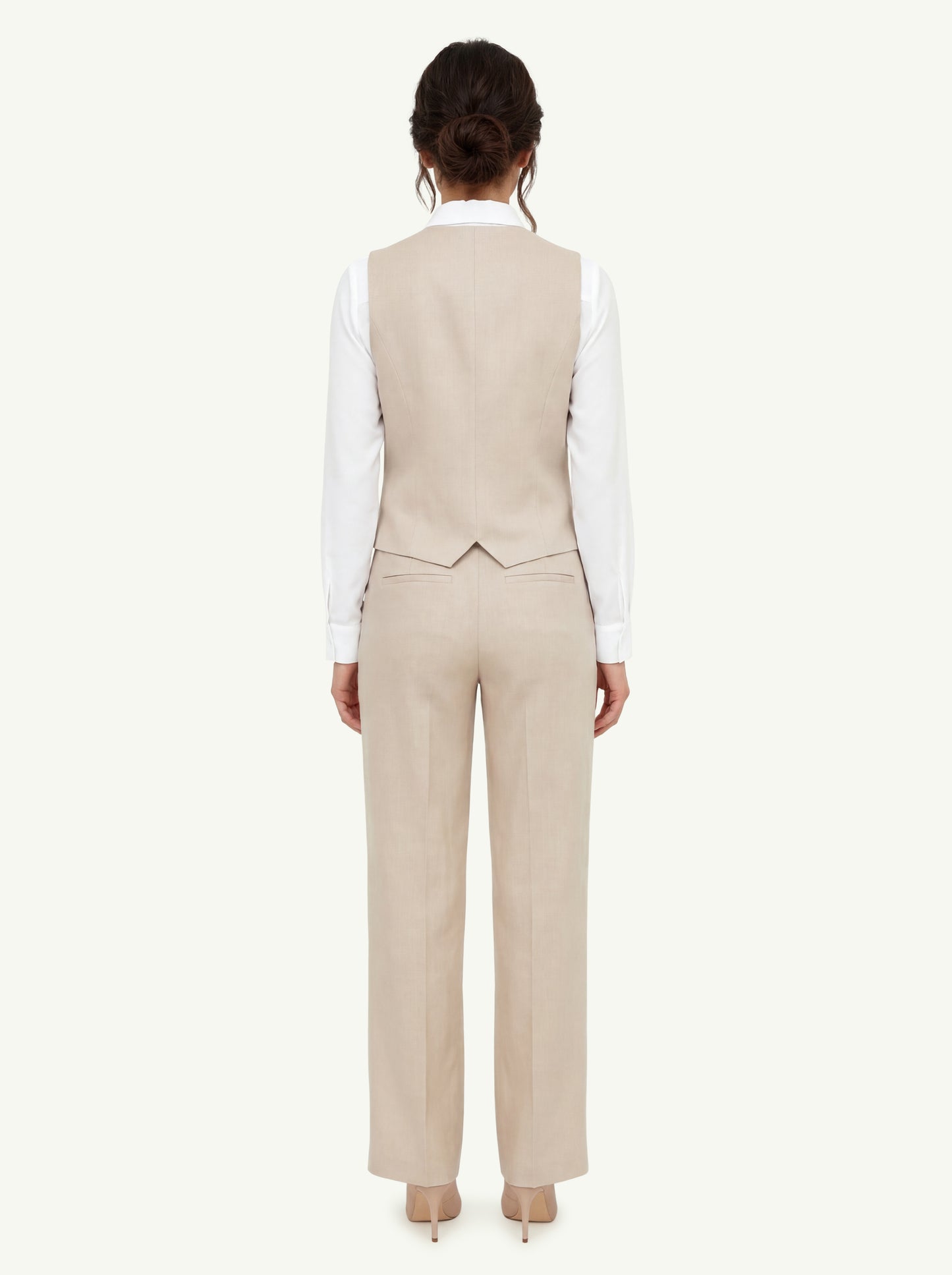  Peserico Gilet Resca Tinto In Filo Beige - 8