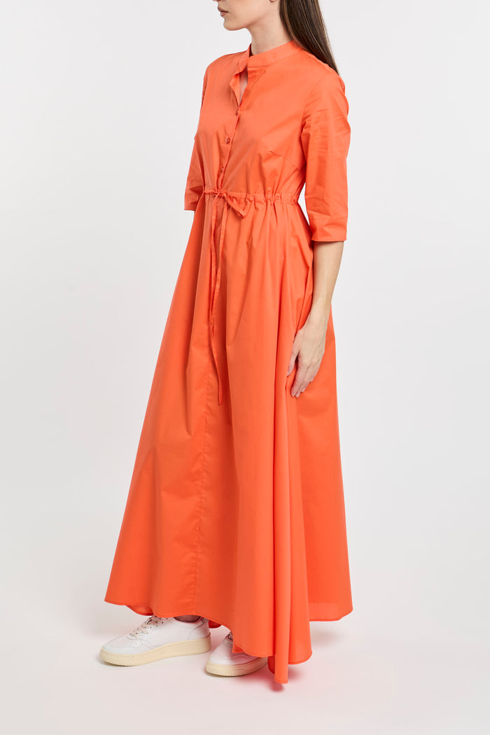 Lavi Orange Cotton/Elastane Dress-2