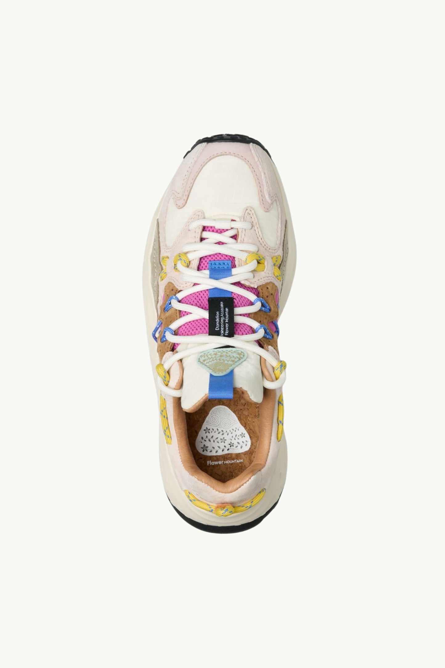  Flower Mountain Sneakers Suede Nylon Ripstop Multicolor - 4