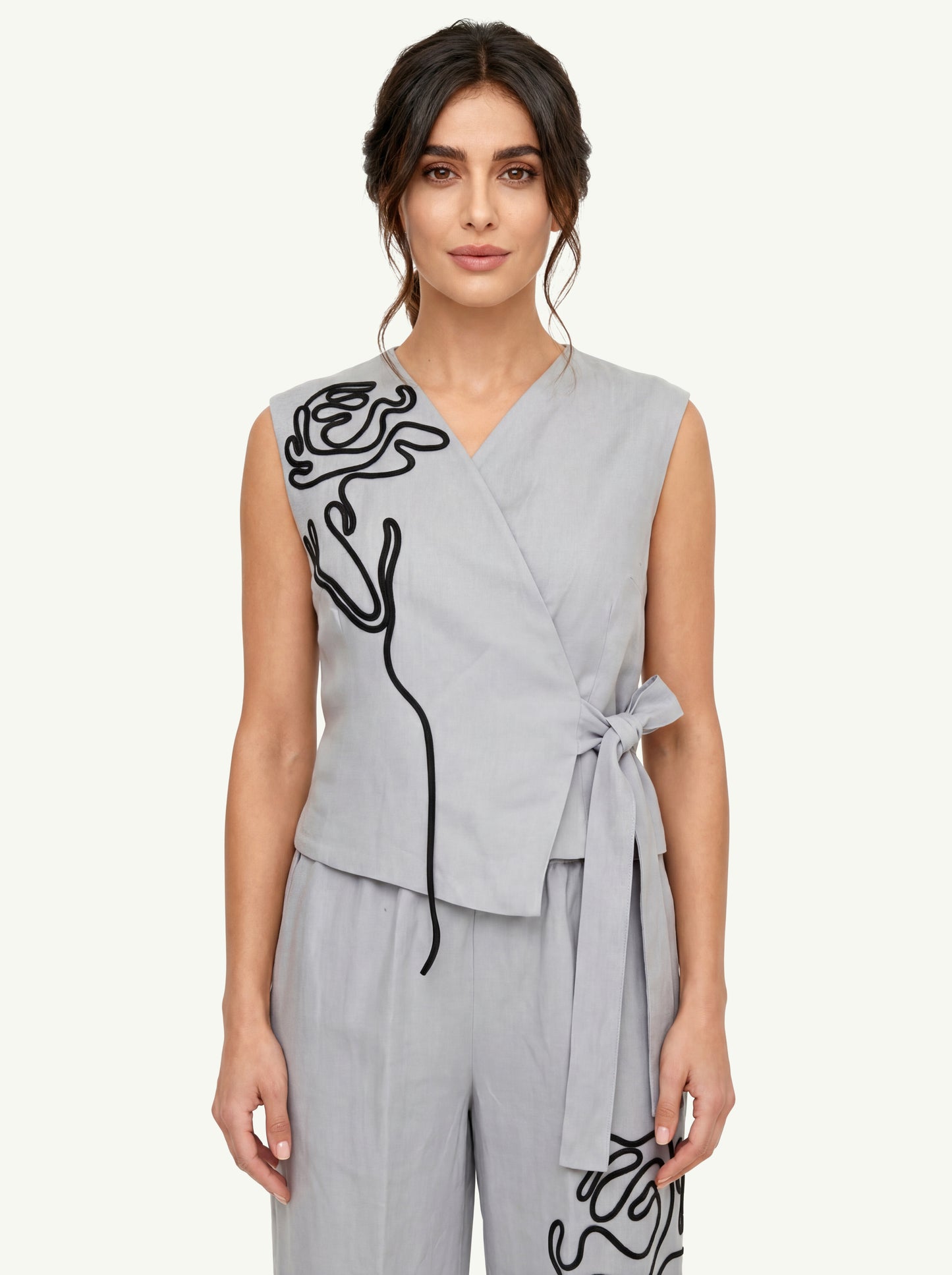  Liviana Conti Gilet Timothy Grigio - 3