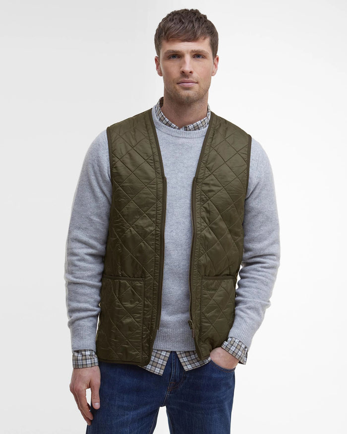 Barbour Polarquilt Waistcoat Zip Liner Uomo