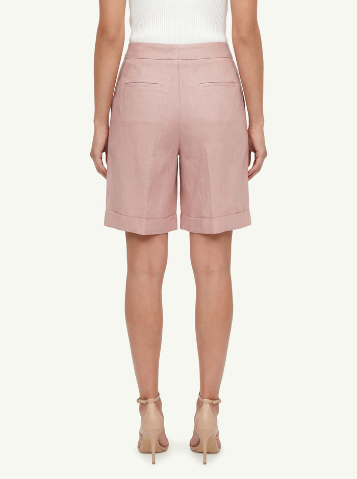 Pantalone Gabardina Puro Lino  Donna Peserico-2