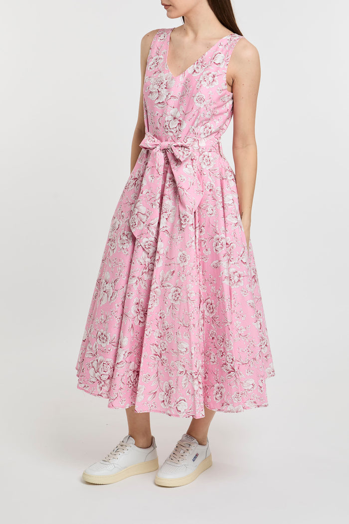 Lavi Dress 100% Cotton Pink-2