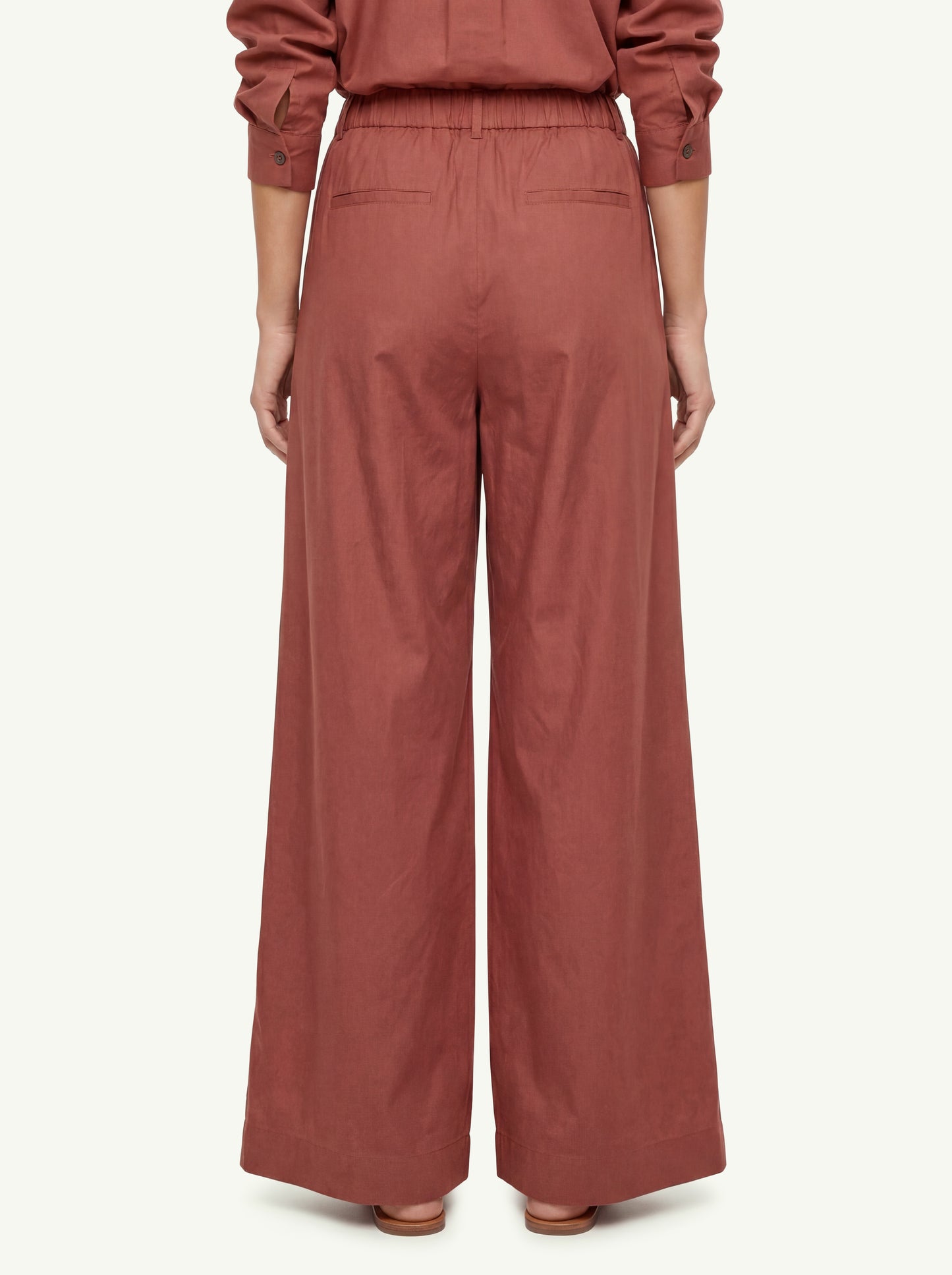  Peserico Pantalone Raso Leggero Rosso - 4