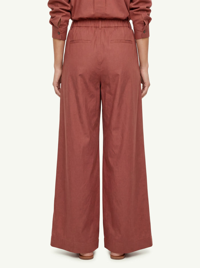  Peserico Pantalone Raso Leggero Rosso - 4