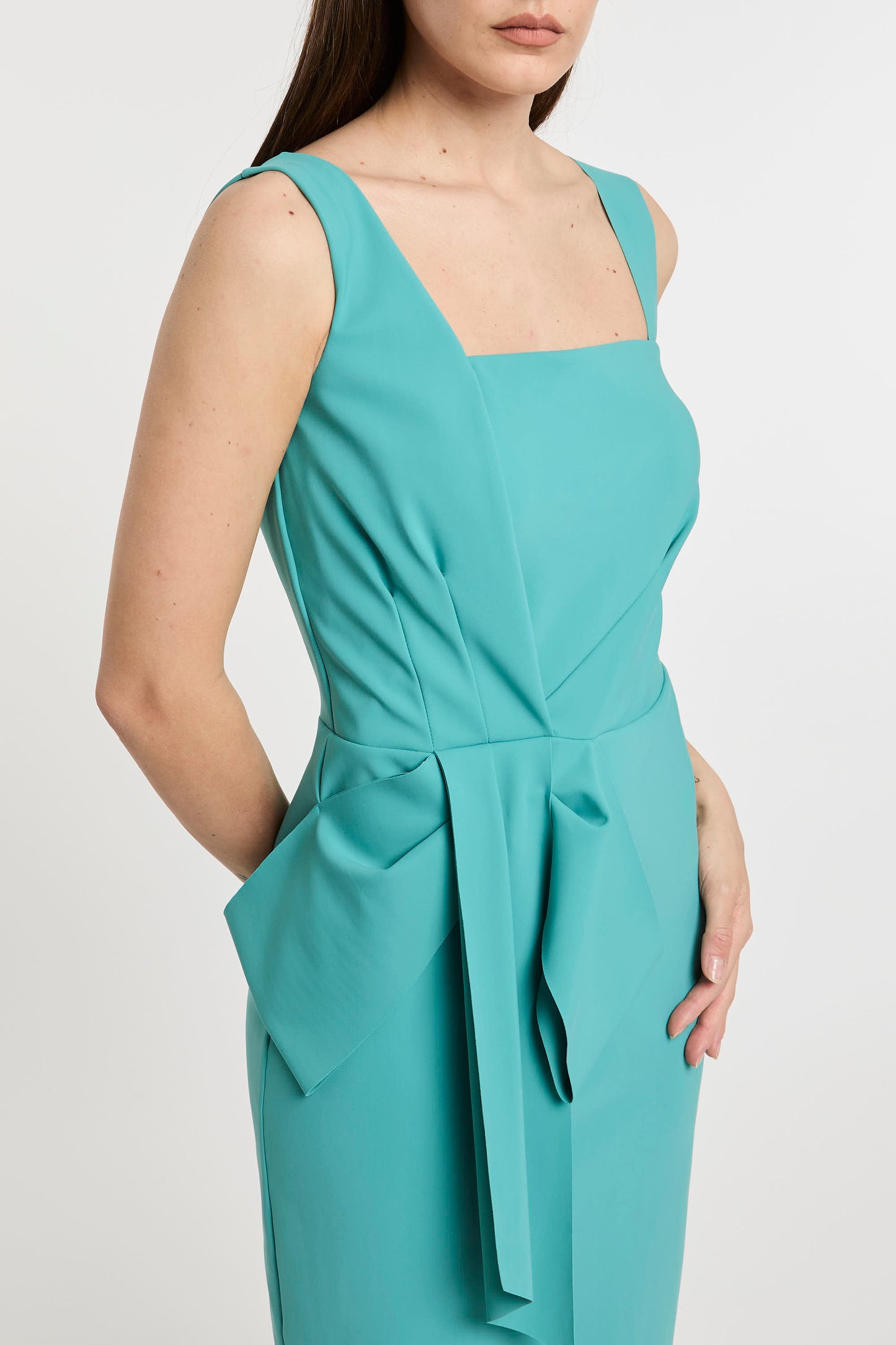  La Petite Robe Di Chiara Boni Soft/elastic Multicolor Dress Verde Donna - 5