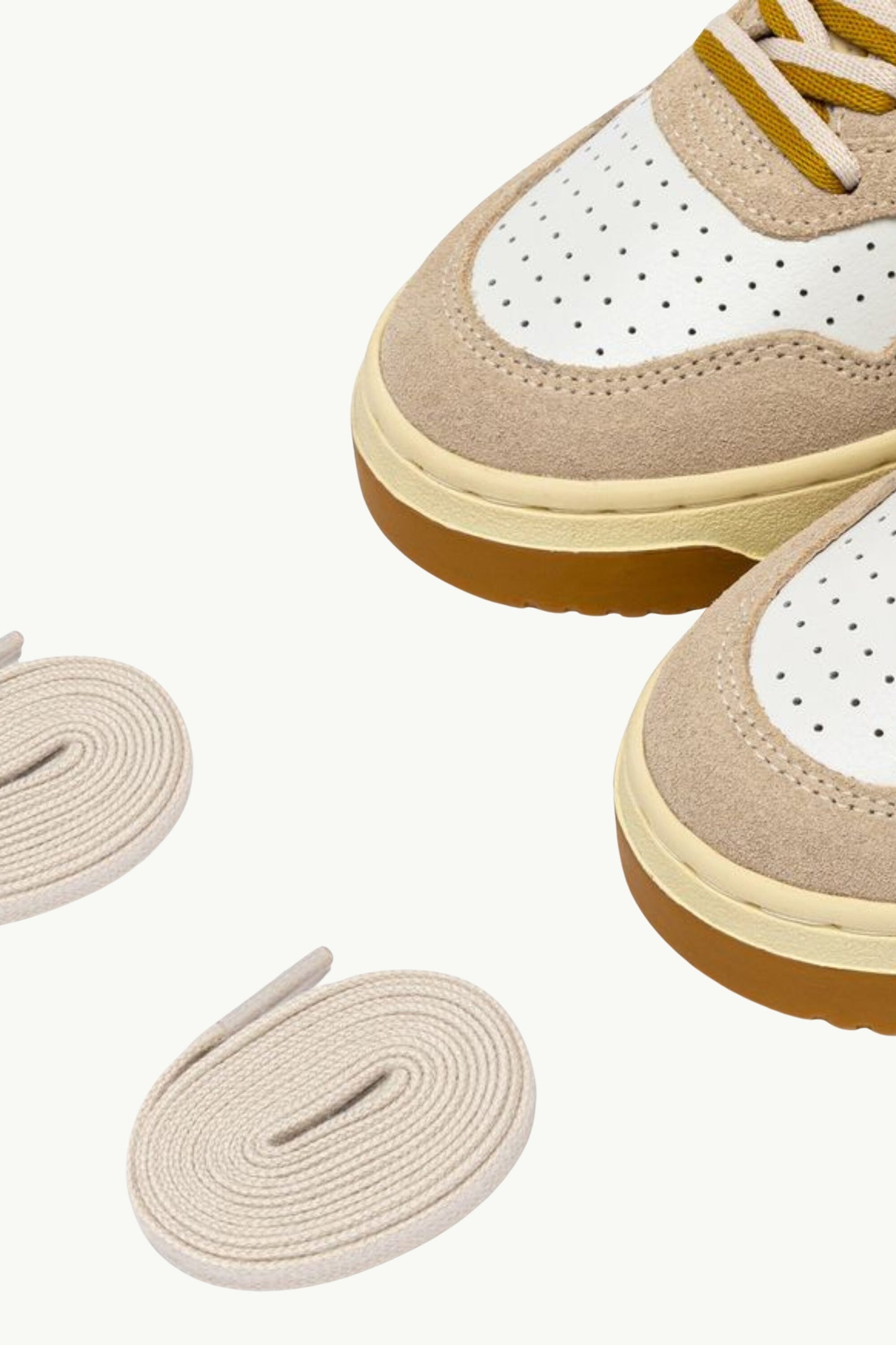  Autry Medalist Low Wom Leat Suede Beige - 6